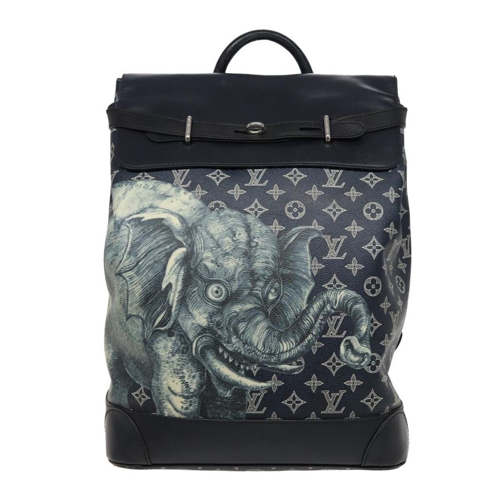 Louis Vuitton Monogram Savanna Steamer Backpack Black